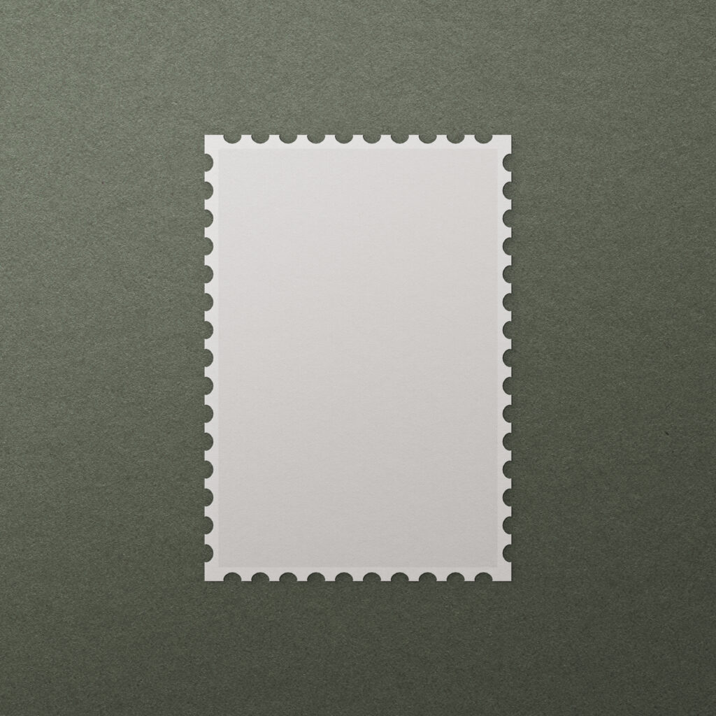 Blank stamp with copy space